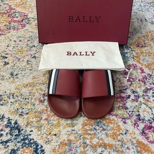 Brand New Bally Men slides size 10 (runs small)